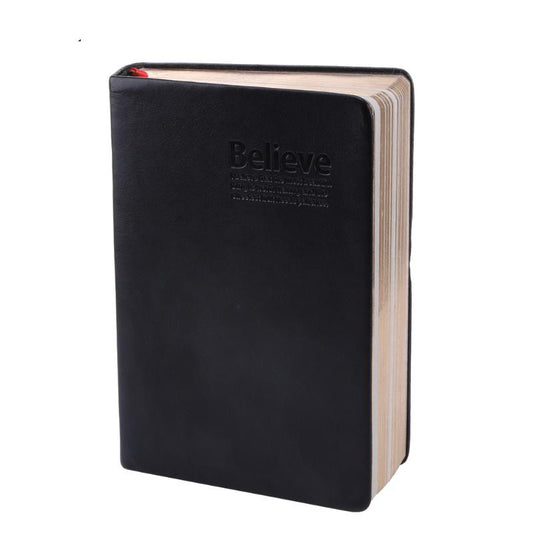 Super Thick Notebook Diary Retro Simple White Paper Imitation Leather Book