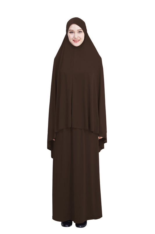 Muslim ladies hijab skirt suit prayer dress