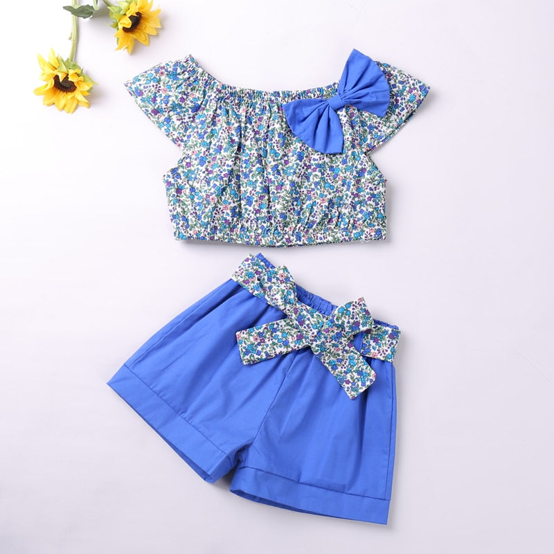 Clothes For Girls Summer Toddler Girls Clothes 2Pcs Outfits Kids Clothing For Girls Tracksuit Suit For Girls Children Clothing