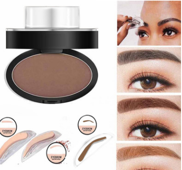 Eyebrow Powder Stamp Tint Stencil Kit Cosmetics Professional Makeup Waterproof Eye Brow Stamp Lift Eyebrow Enhancers Stencil Kit.