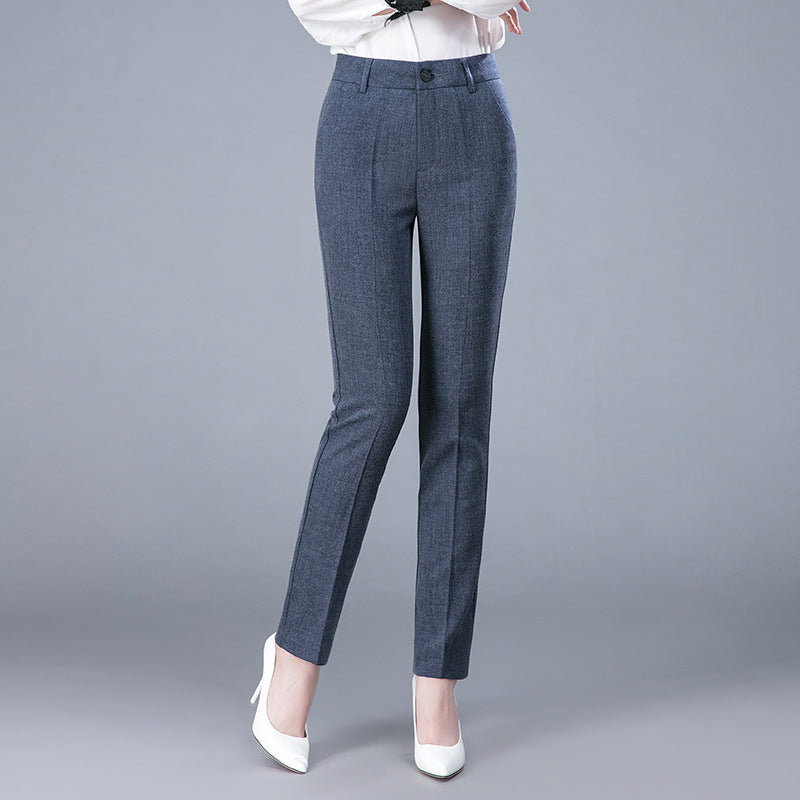 Women's Loose Casual Professional Suit Pants Straight OL.