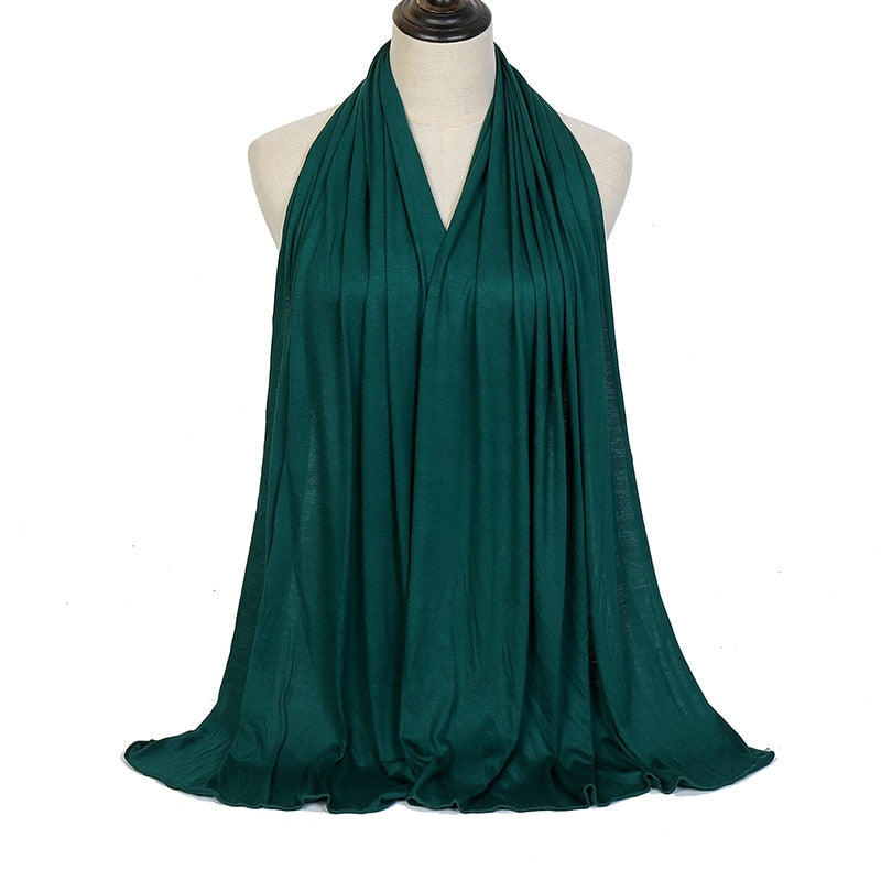 Jersey Hijab plain Soft Turban
