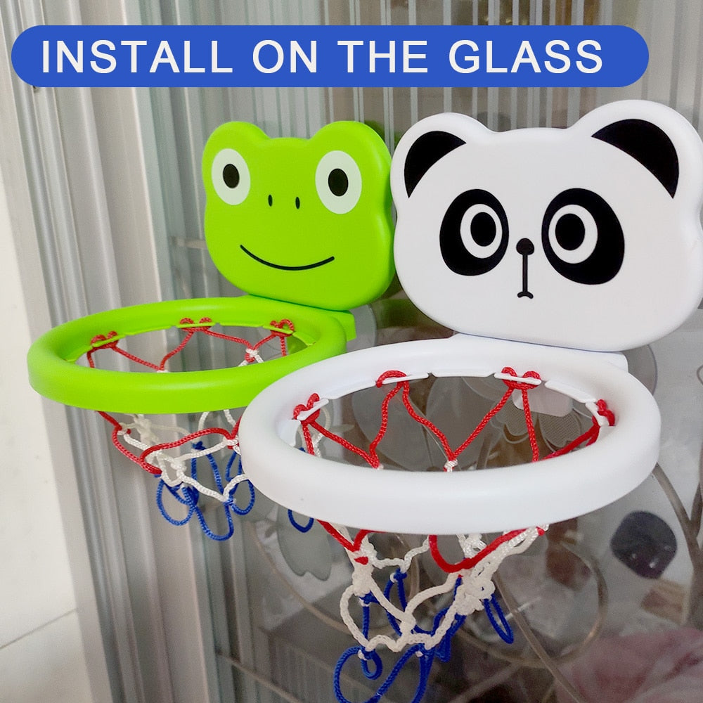 Baby Kids Mini Shooting Basket Bathtub Water Play Set Basketball Backboard with 3 Balls Funny Shower Bath Fun Toys for Toddlers.