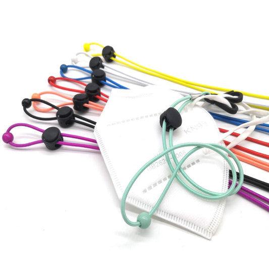 7 Colors Adjustable Mask Lanyard Face Mask Extender Ear Savers Strap Mask Holder Hooks DIY Mask Elastic Band Cord Earmuff Rope.