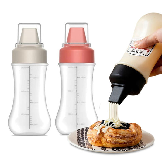 350ml Ketchup Squeeze Bottle,Kitchen Gadget,Squeeze Condiment Olive Oil Bottles Salad Mustard Sauces Dispenser Kitchen Tools